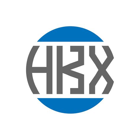 hkx letter logo design on white background hkx creative initials circle logo concept hkx