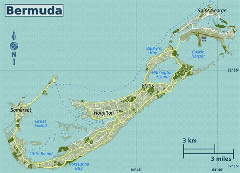Road Map Of Bermuda Map Of Campus