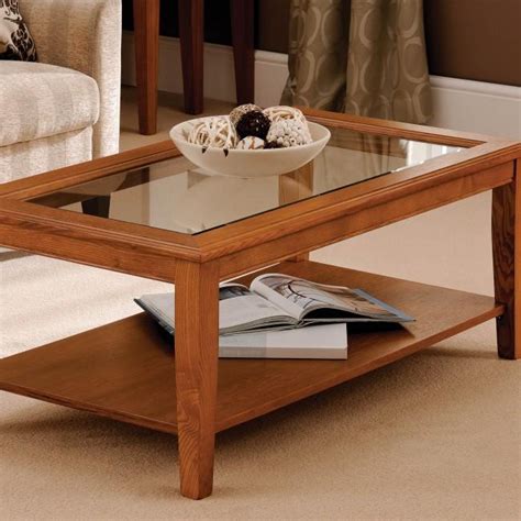 Wooden Coffee Table Designs With Glass Top Hawk Haven