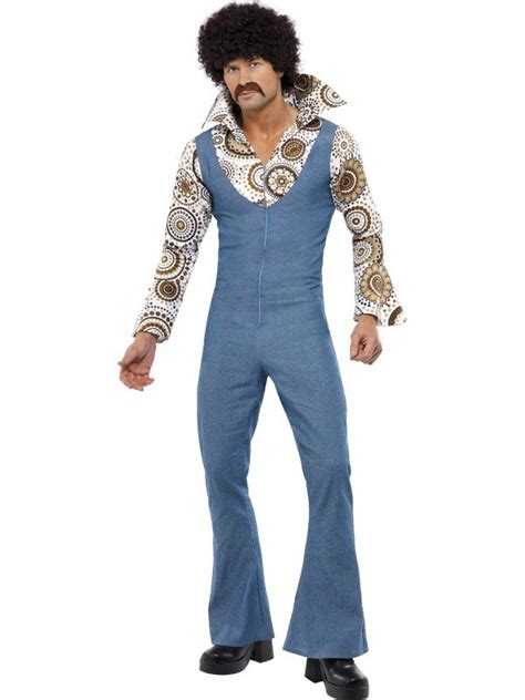 Mens 70s Groovy Disco Dancer Adult Male 1970s Fancy Dress Costume Party Outfit Ebay