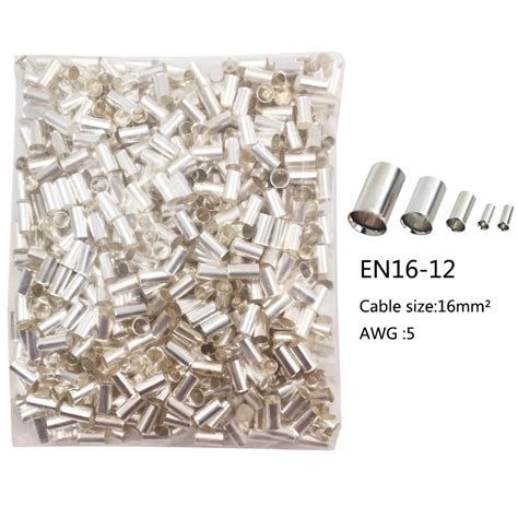 Pcs En Tube Naked Cold Press Crimp Terminals And Electrical Connectors Electrical Wire