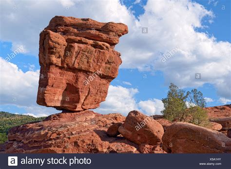 Balanced Rock Garden Of The Gods Red Sandstone Rocks