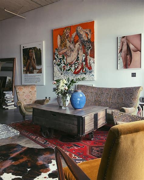 Inside Emily Ratajkowskis Beautiful Eclectic Art Filled La Loft