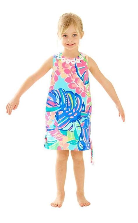 Lilly Pulitzer Girls Little Lilly Classic Shift Dress Toddler Girl