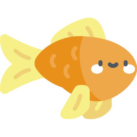 Goldfish Kawaii Flat Icon