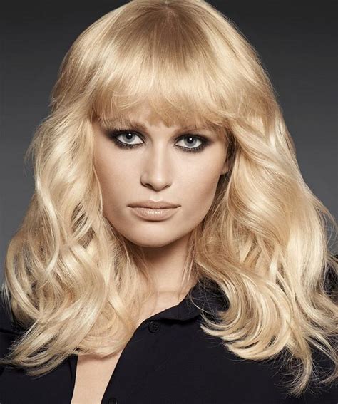 20 Dreamy Blonde Hairstyles With Bangs For Women Straight Blonde Hair