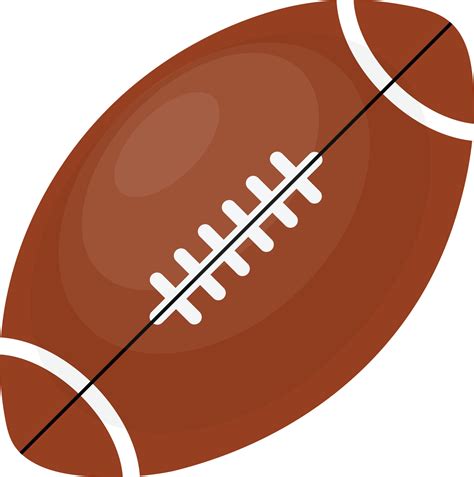 Brown Rugby Ball Vector Illustration Graphic 12803136 Vector Art At