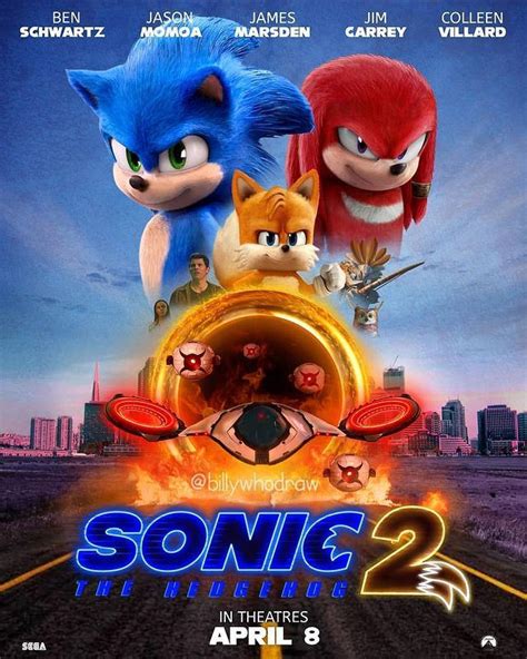 Sonic The Hedgehog 2 2022 Movie Poster By Thesilverblur123 On Deviantart