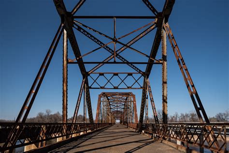 Bridge Abandoned Bridge Over The Arkansas River Muskogee Flickr