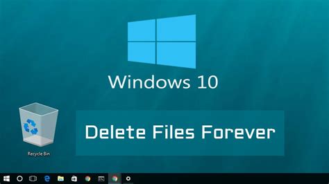 Windows 10 windows 7 windows 8.1. How To Delete File Permanently Without Sending It To ...
