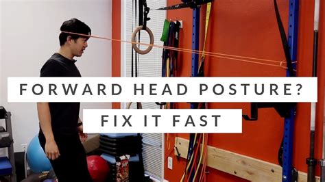 A Simple Exercise To Fix Forward Head Posture Youtube