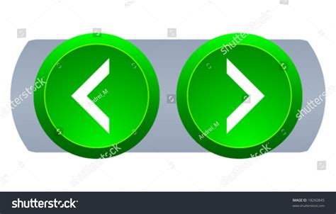 Forward And Back Button Stock Vector Illustration 18260845 Shutterstock