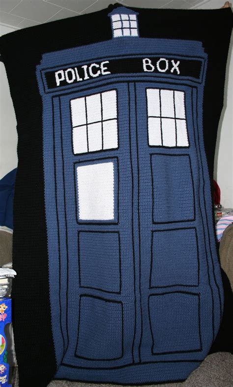 Tardis Blanket Crochet