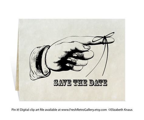 Save the date clipart free download! Save the date digital clip art for handmade cards printed ...