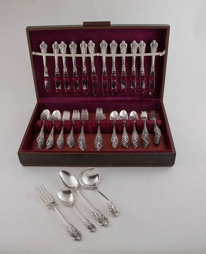 Wallace Silversmiths Grand Baroque Flatware For Sale At Auction On 24th