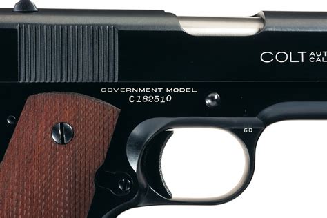 Pre War Colt Government Model Semi Automatic Pistol