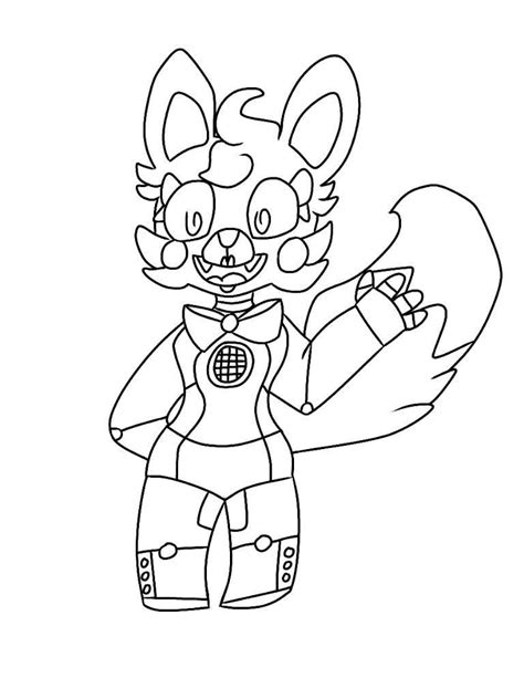 Fnaf Foxy Coloring Pages At Getcolorings Free Printable Colorings 55965