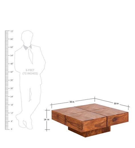 Best Height For A Coffee Table 30 The Best Oversized Square Coffee