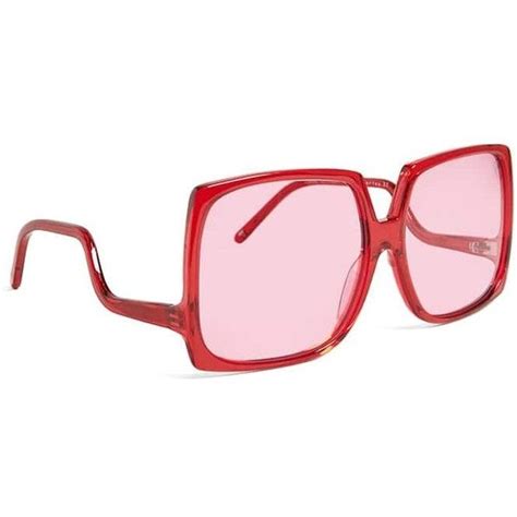 forever 21 melt tinted sunglasses red red 24 liked on polyvore featuring accessories eyewear