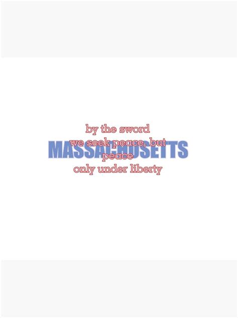 State Of Massachusetts Motto Of Massachusetts Throw Blanket By