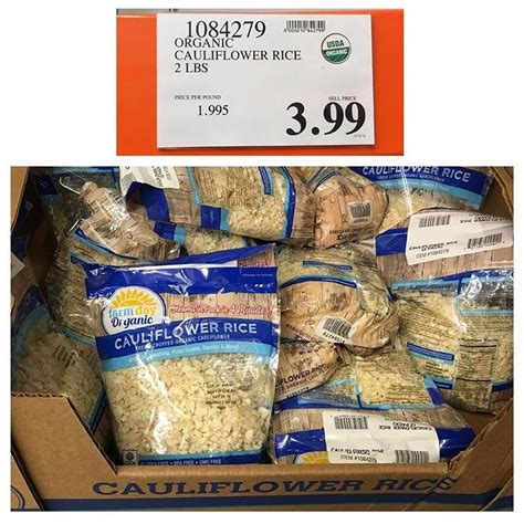 The large chains like aldi, walmart and costco also carry cauliflower rice. the Costco Connoisseur: 2017