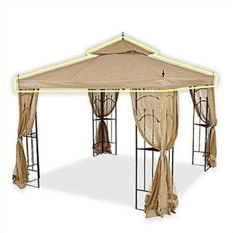 Hampton Bay Replacement Canopy For 10x 10 Arrow Gazebo Gazebo