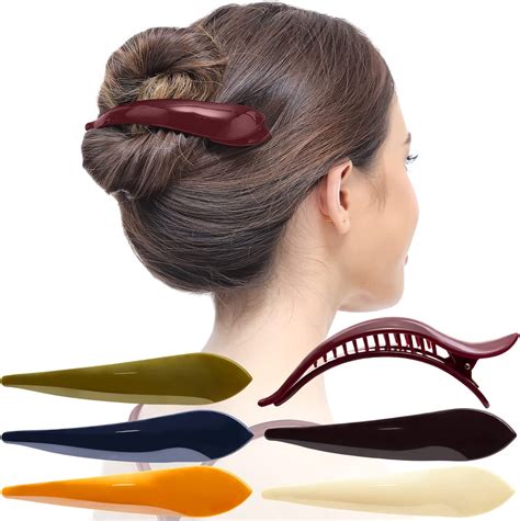 rc roche ornament 6 pcs womens hair clip professional styling sectioning inner teeth curve