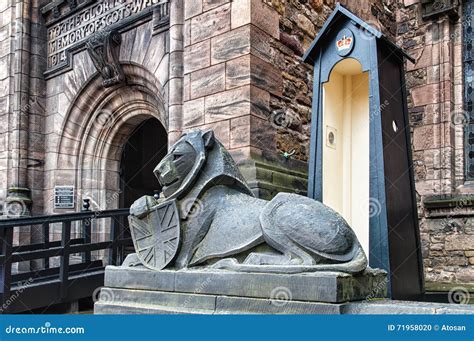 Castle Lion Stock Photo Image Of Historical Scotland 71958020