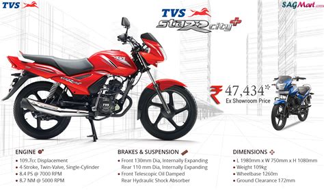 5.50 kw (7.5 bhp) @ 7500rpm. STAR THE REAL STAR - TVS STAR CITY Customer Review ...