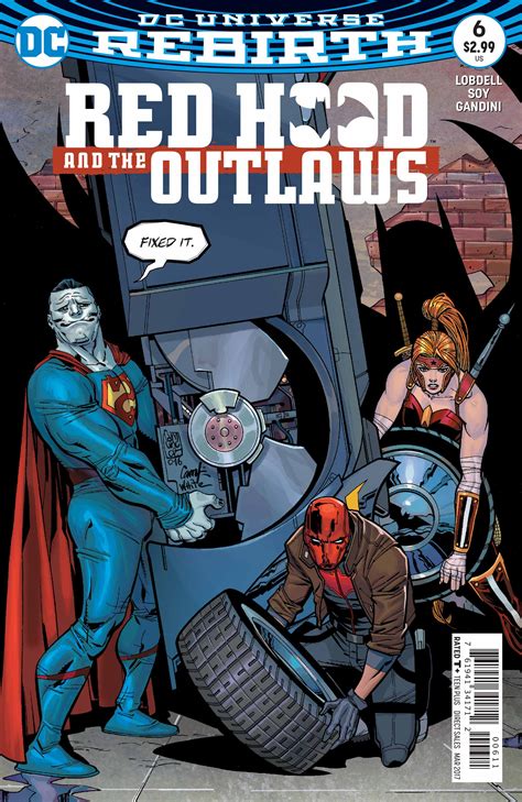 Red hood (jason todd) is on patrol when he spots the latest robin, who seems to be alone. NOV160252 - RED HOOD AND THE OUTLAWS #6 - Previews World