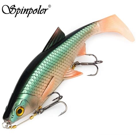 Spinpoler Fishing Lure Set 156cm20cm Soft Bait Shad With Stinger Rig