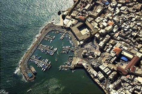 Akka Palestine Palestine History Aerial View Old Pic
