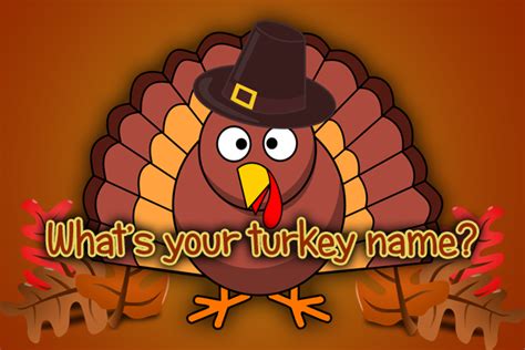 Thanksgiving turkey recipes are the star of the show on that third thursday of november. Oh, No! Mama's Off Her Meds, Again.: What's Your Turkey Name?
