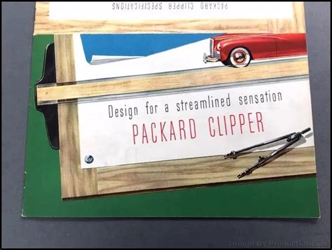 1941 Packard Clipper Vintage Original Car Sales Brochure Catalog 7996