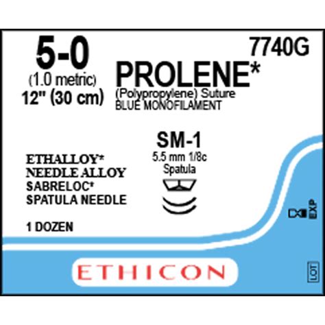 Prolene 5 0 Double Armed Sm1 Needle