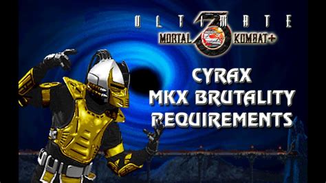 Cyrax Mkx Brutality Requirements Youtube