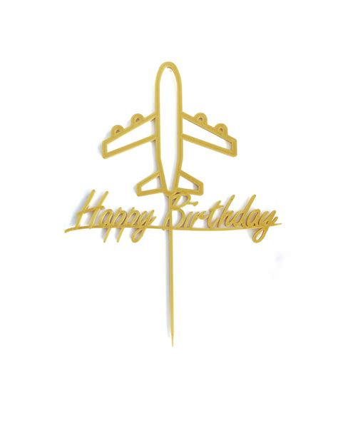 Airplane Cake Topper Personalized Travel Birthday Party Etsy