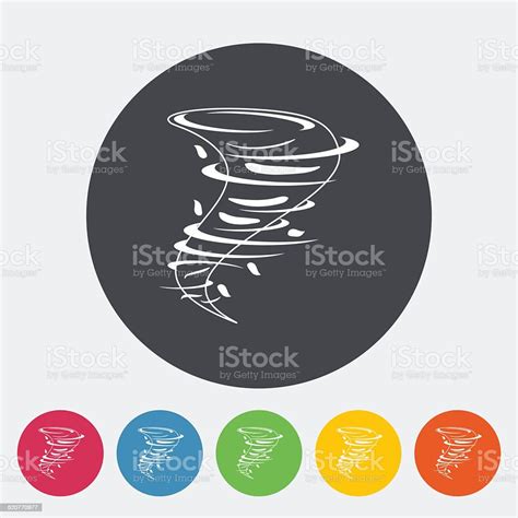 Tornadosymbol Stock Vektor Art Und Mehr Bilder Von Abstrakt Abstrakt