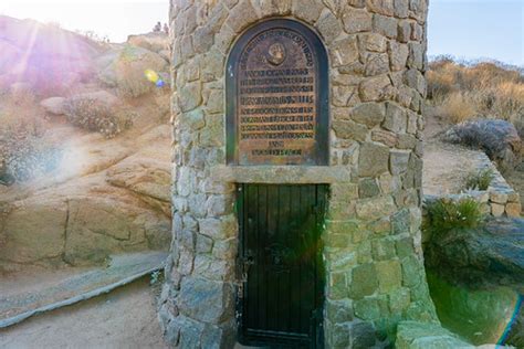 Close Up Of Door And Plaque At Peace Tower At Mount Rubido Flickr