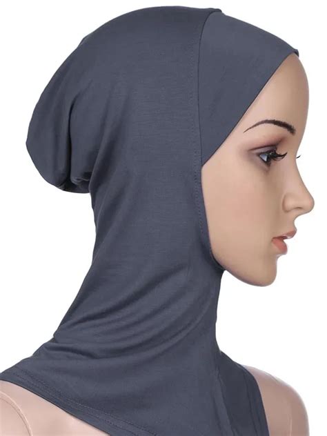 New Islamic Muslim Womens Head Scarf Modal Underscarf Hijab Cover Headwear Bonnet Plain Caps