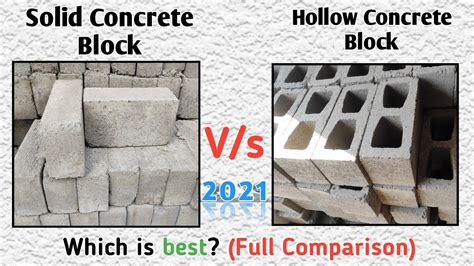 Solid Concrete Block Vs Hollow Concrete Block I Which Is Best Full