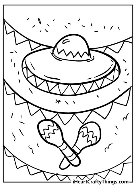 Free Fiesta Coloring Pages