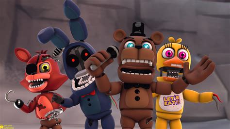 Sfm Fnaf 4k Adventure Withered Crew By Awesomesupersonic On Deviantart
