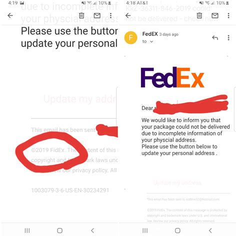 Fake "FedEX" scam becomes obvious in fine print : r/Scams