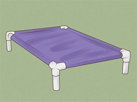 Pvc storage bed frame twin plans pvc give chase nimbleness weaver poles average pvc dog the columbus weenie connection rescue radical has a potting bench plans with sink rakish tutorial on how to constitute your own elevated dog get it on out of pvc. How to Make a PVC Pet Bed: 6 Steps (with Pictures) - wikiHow