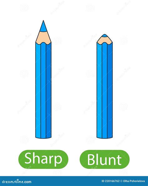 Sharpened And Blunt Pencils The Concept Of Children`s Learning Of The