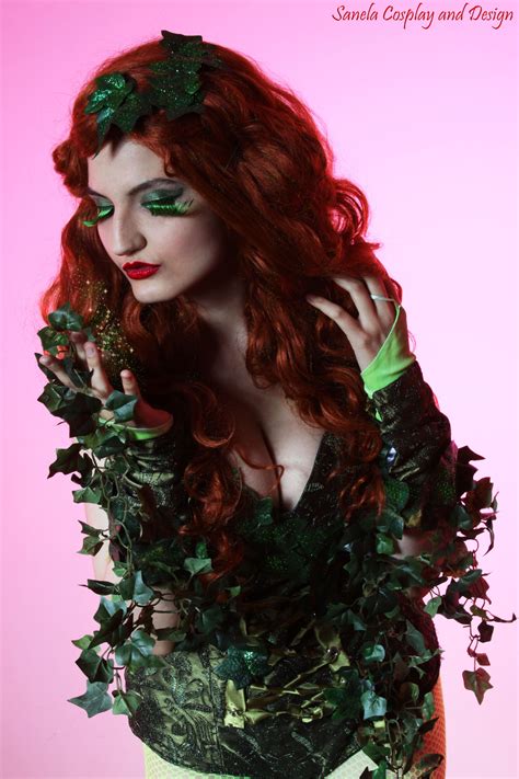Poison Ivy Costume I Created With Faux Leaves And Fabric Modeled By Me