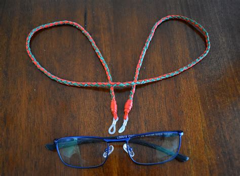 leather eyeglass straps woven braided lanyard cords for etsy