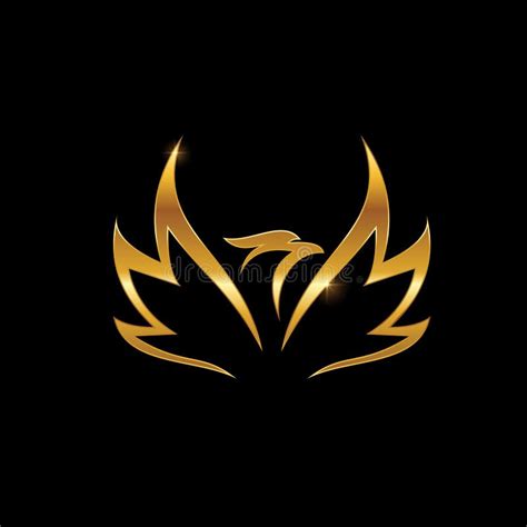 Phoenix Logotipo Chama ícone E Projeto De Conceito Do Pássaro Do Fogo Ilustração do Vetor