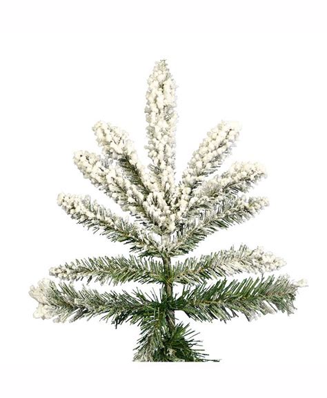 Vickerman 9 Flocked Utica Fir Artificial Christmas Tree Unlit Macys